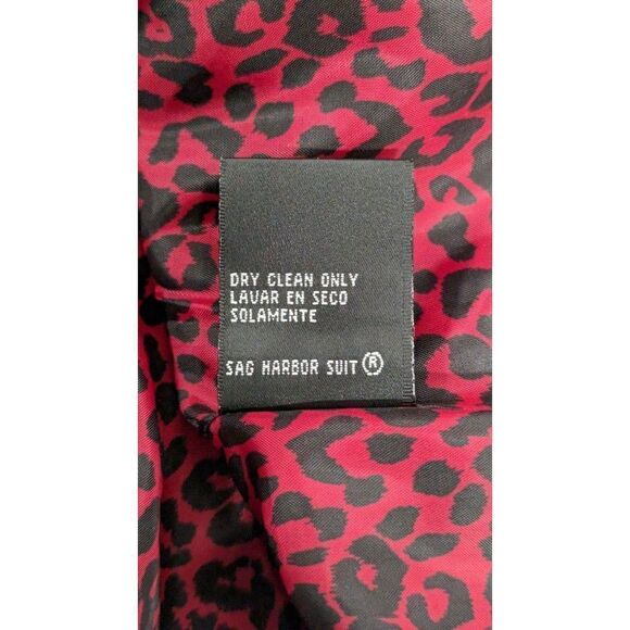 Sag Harbor Womens Size 16 Gray Long Sleeve Mid Length One Piece Suit Jacket - Picture 9 of 10